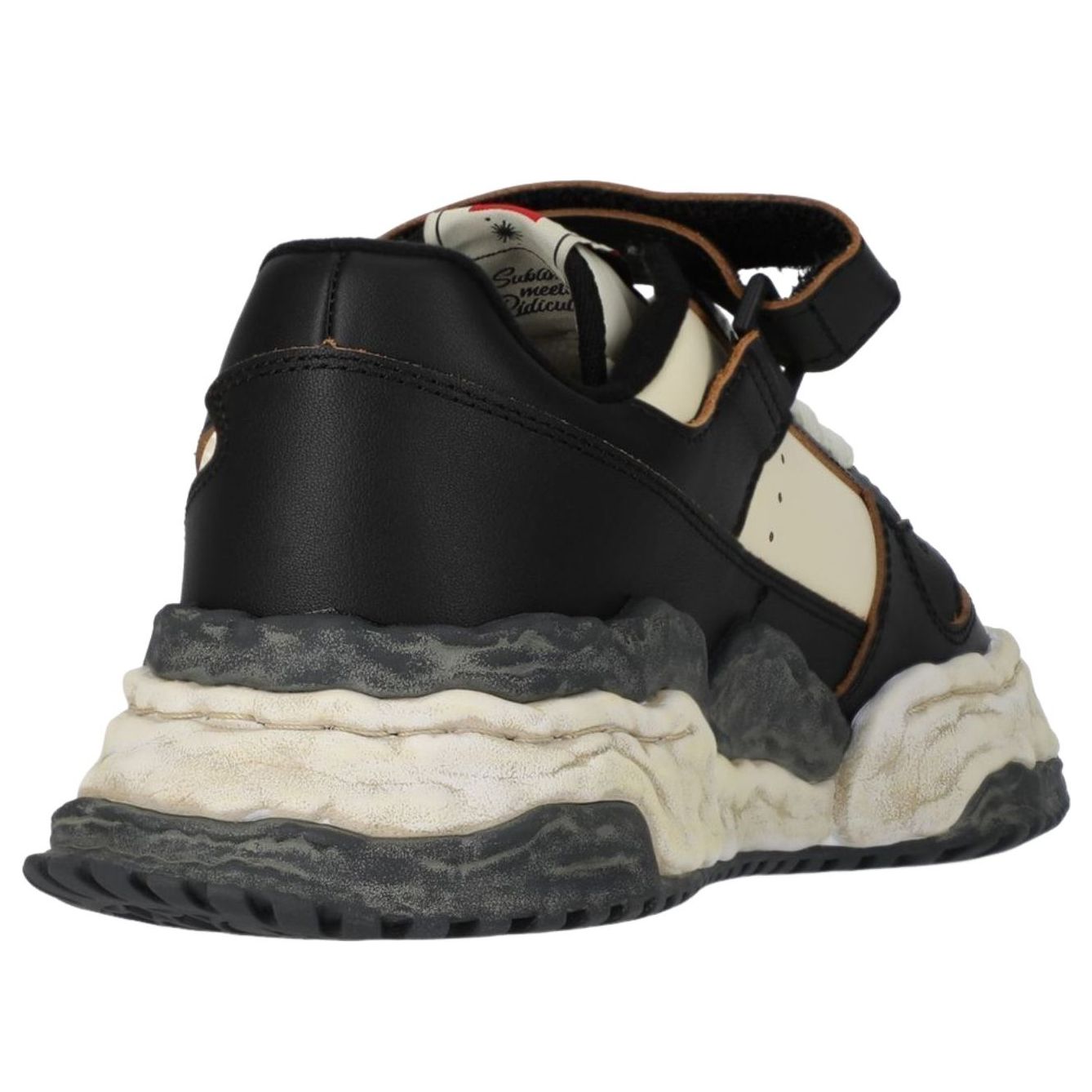 Maison MIHARA YASUHIRO Keith OG Sole VL Leather Low 'Black White' A14FW708-BLKWHT