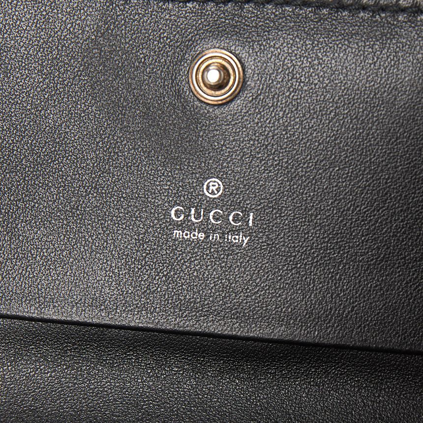 Gucci 25 Horsebit Long Card Case 'Black' 846956-AAFP1-1000