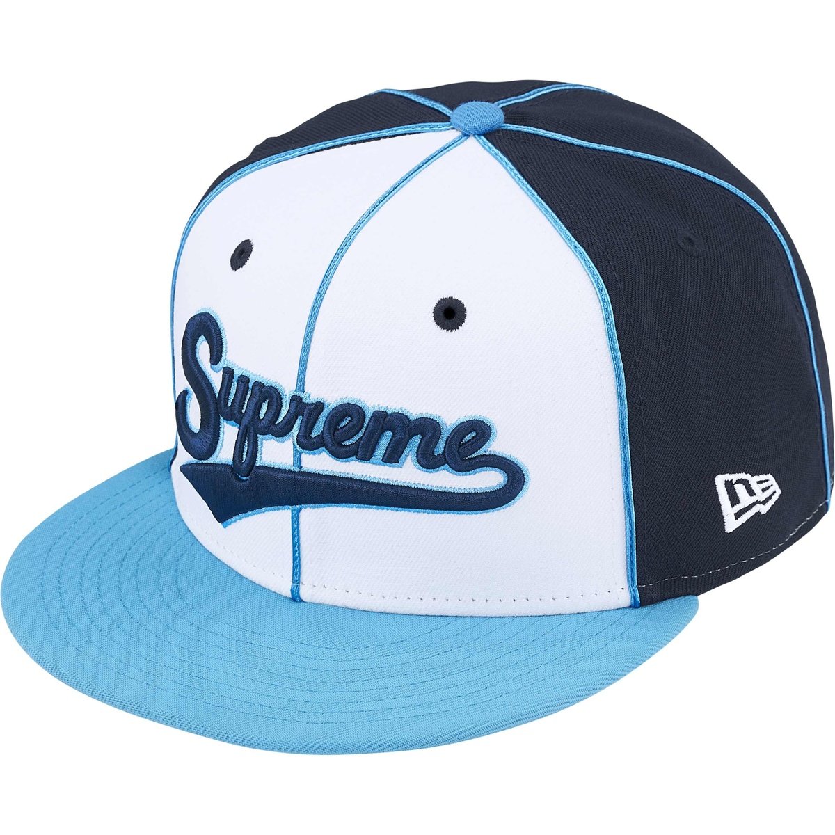Supreme x New Era Piping Script Logo 'Navy' SS25H17-NAVY