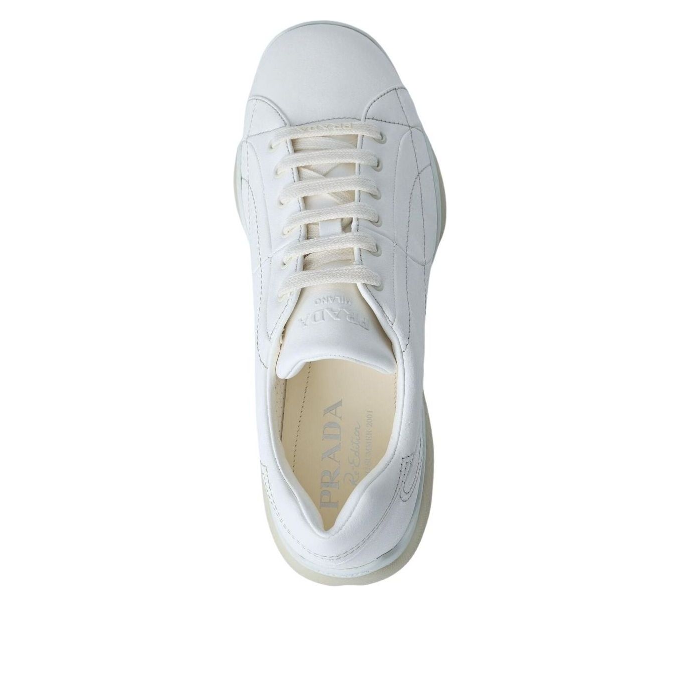 PRADA FW25 Prax 01 Sneakers 'Ivory' 2EE429-038-F0304