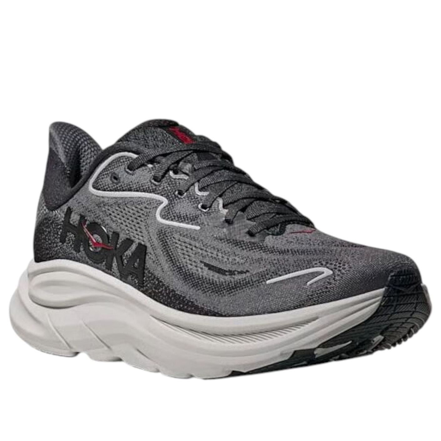 HOKA ONE ONE Clifton 10 'Carbon Black Satellite Grey' 1162030-CCKS