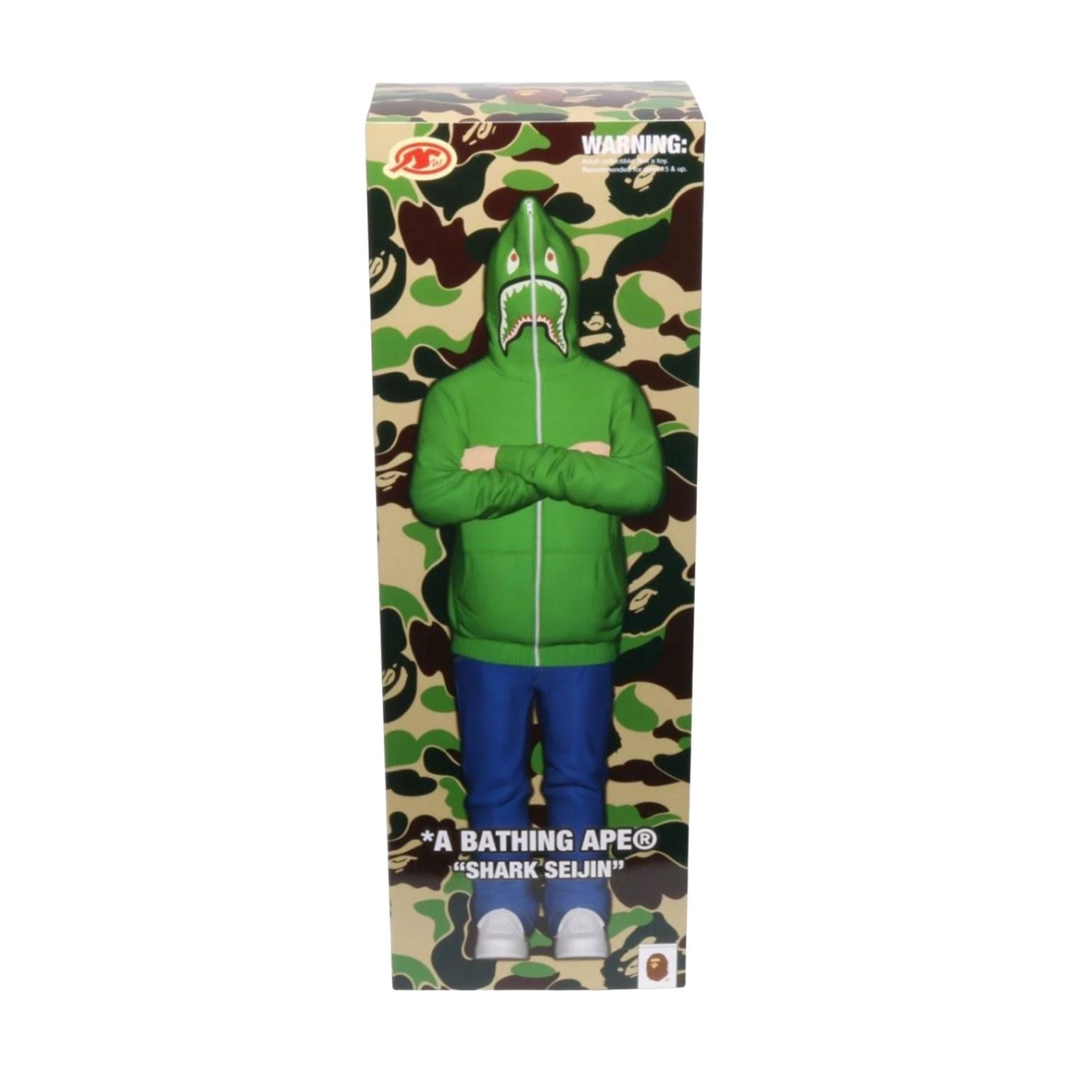 A Bathing Ape 2nd Shark Figure 'Green' 1I70-185-001-GRN