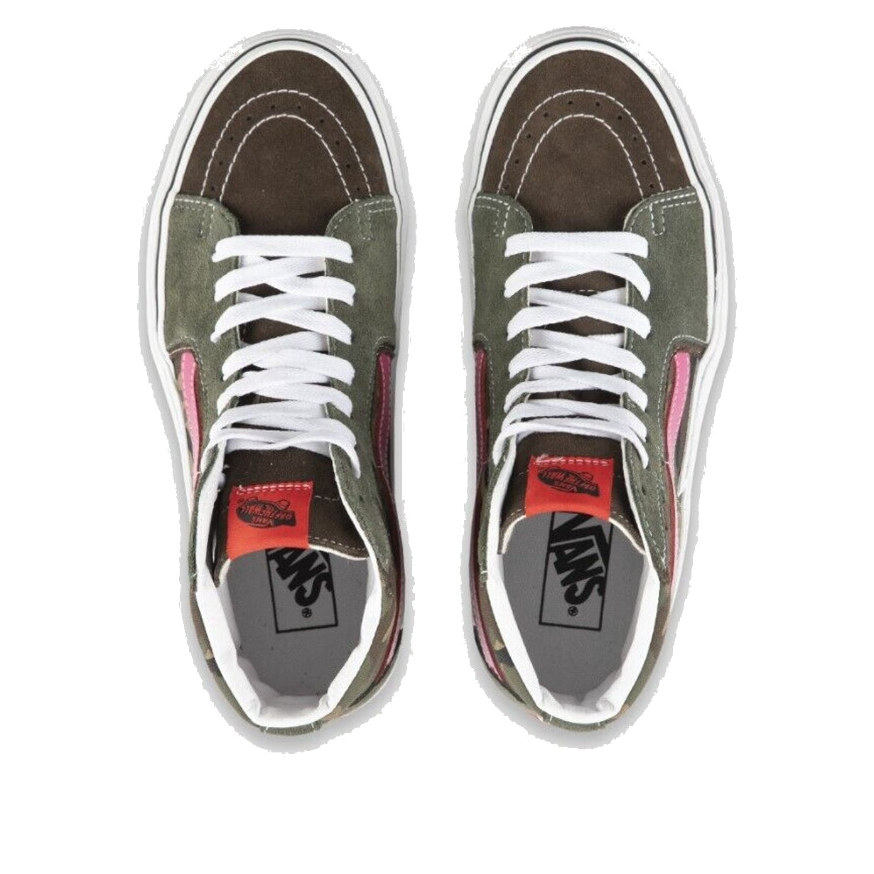 (WMNS) Vans x AAPE Sk8-Hi Volt 'Green White Pink' VN0A5JIVCMA1
