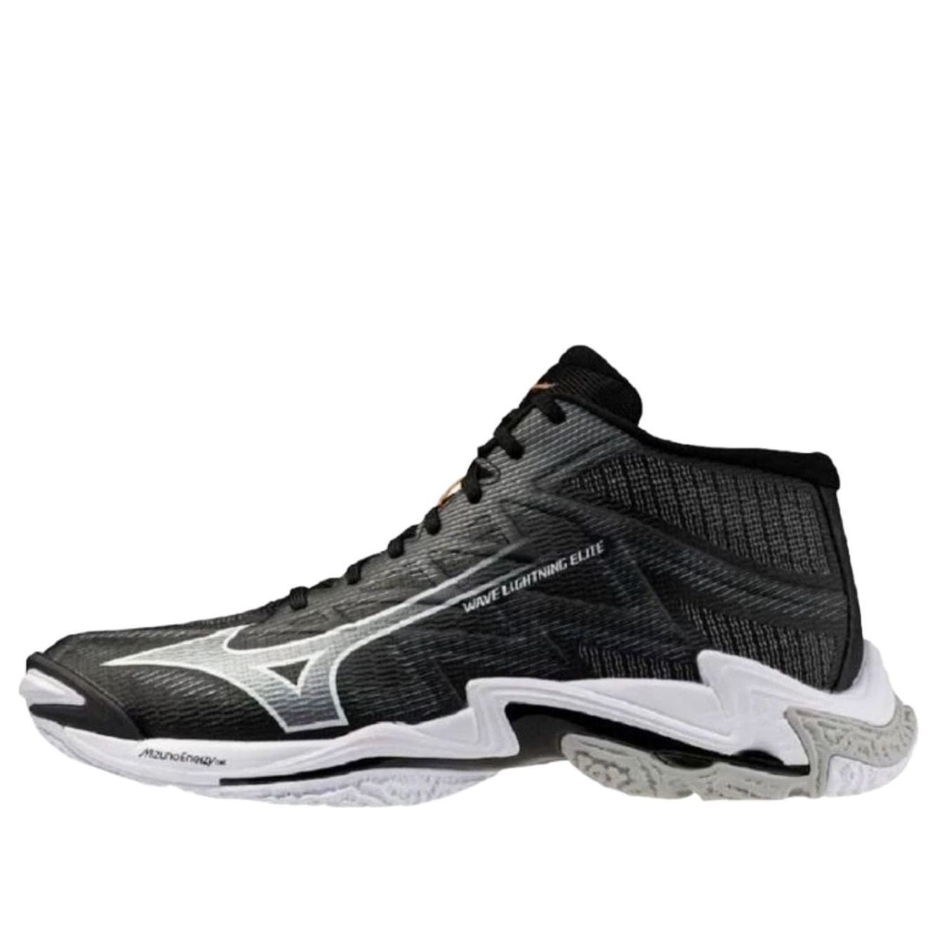 Mizuno Wave Lightning Elite Mid 'Black White' V1GA260552