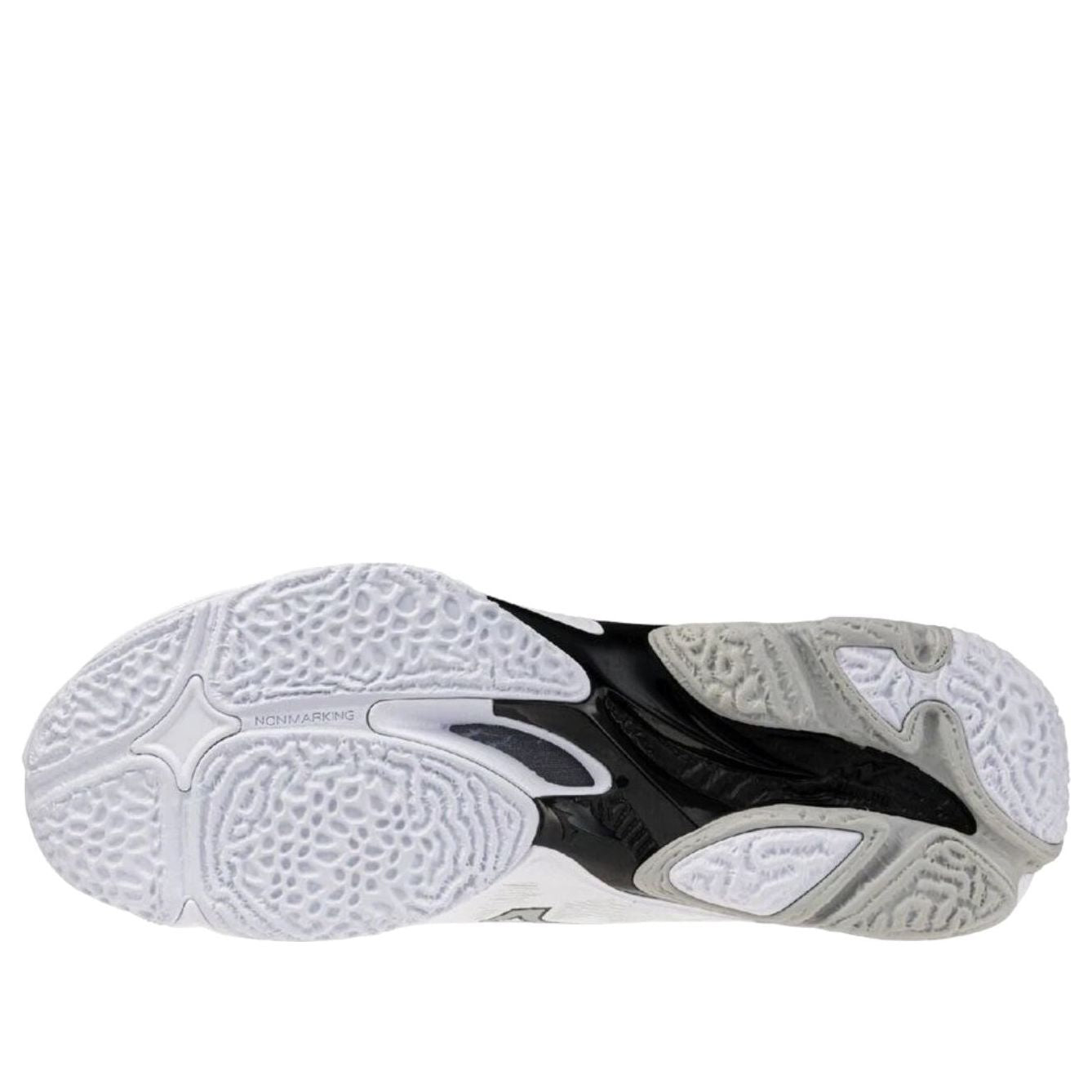 Mizuno Wave Lightning Elite Mid 'White Black' V1GA260551