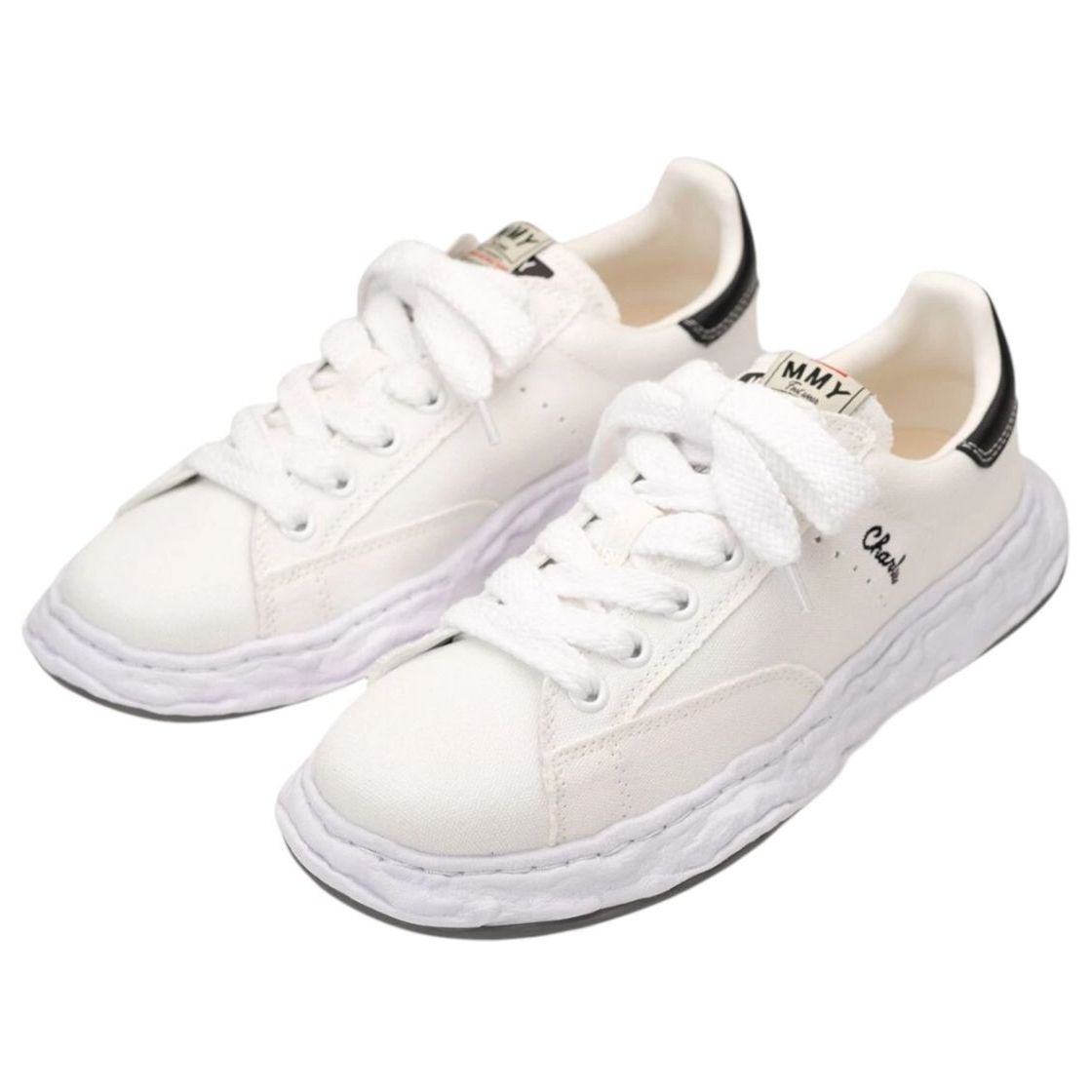 Maison MIHARA YASUHIRO Charles OG Sole Canvas Low 'White' A12FW703-WHT
