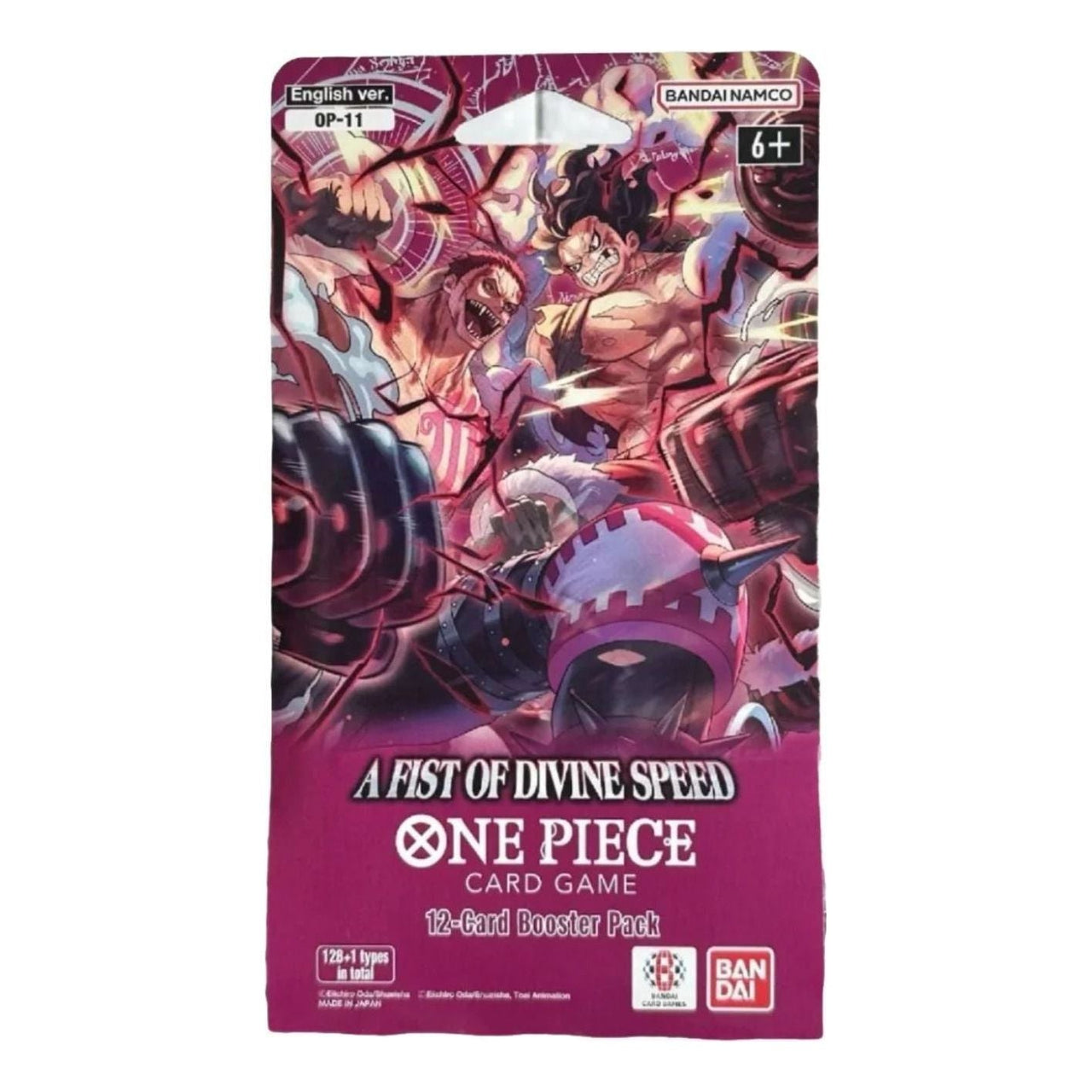 One Piece Card Eng. A Fist of Divine Speed Sleeved Booster Pack 810059789463-PACK