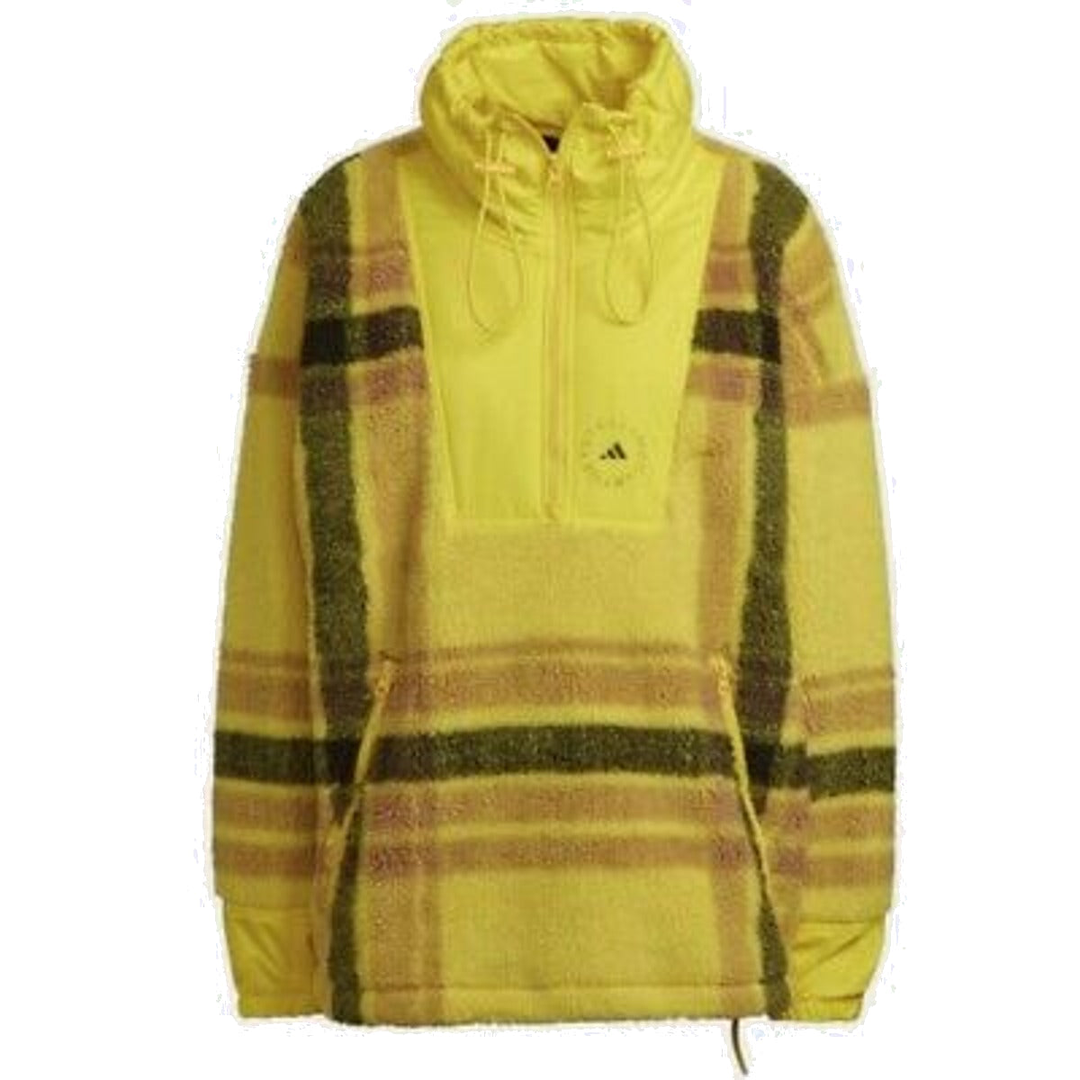 (WMNS) adidas by Stella McCartney Fleece Jacquard Winter Jacket Asia Sizing 'Yellow Black' HG6890