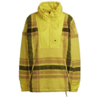 (WMNS) adidas by Stella McCartney Fleece Jacquard Winter Jacket Asia Sizing 'Yellow Black' HG6890