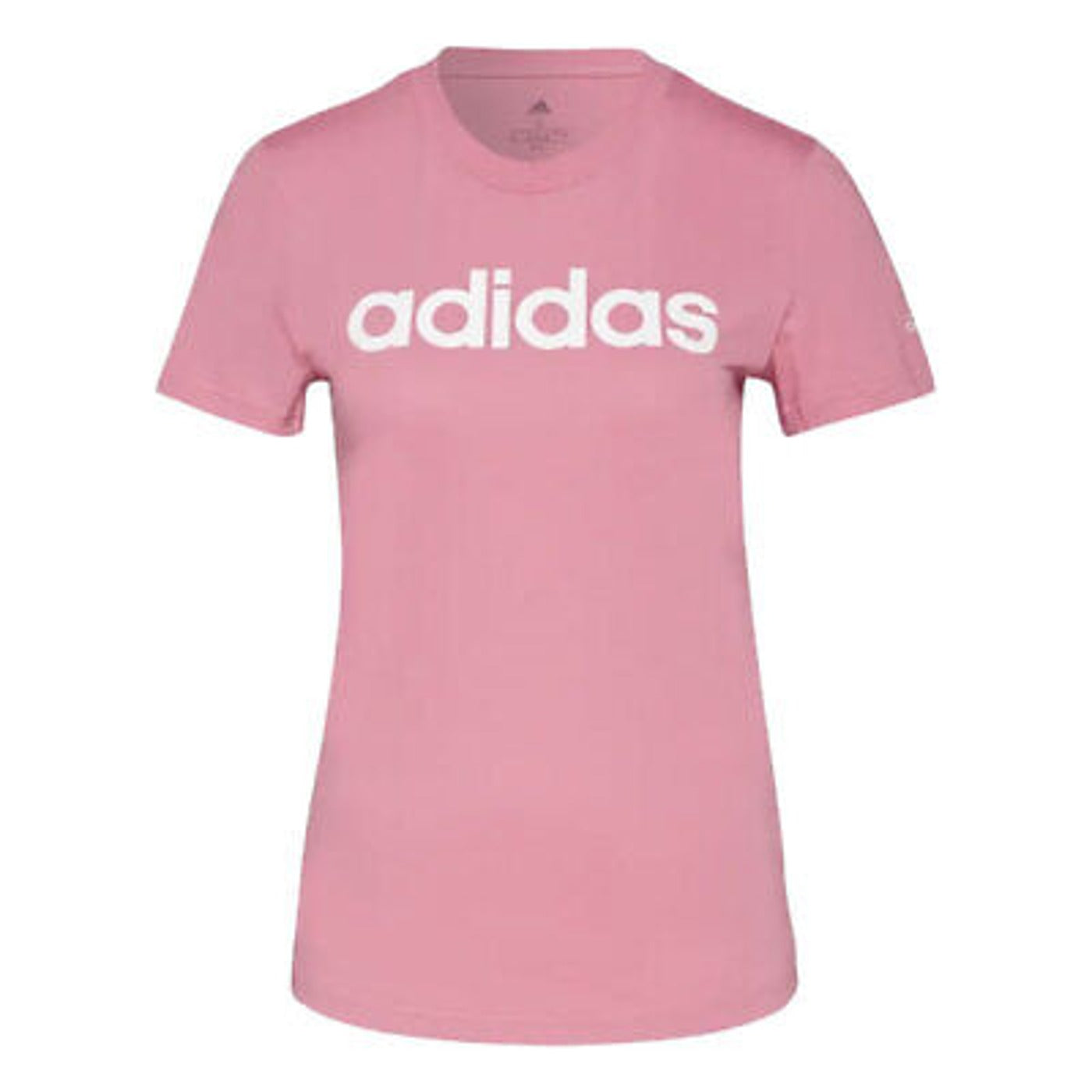 (WMNS) adidas Essentials Slim Logo T-Shirt Asia Sizing 'Pink' H07831