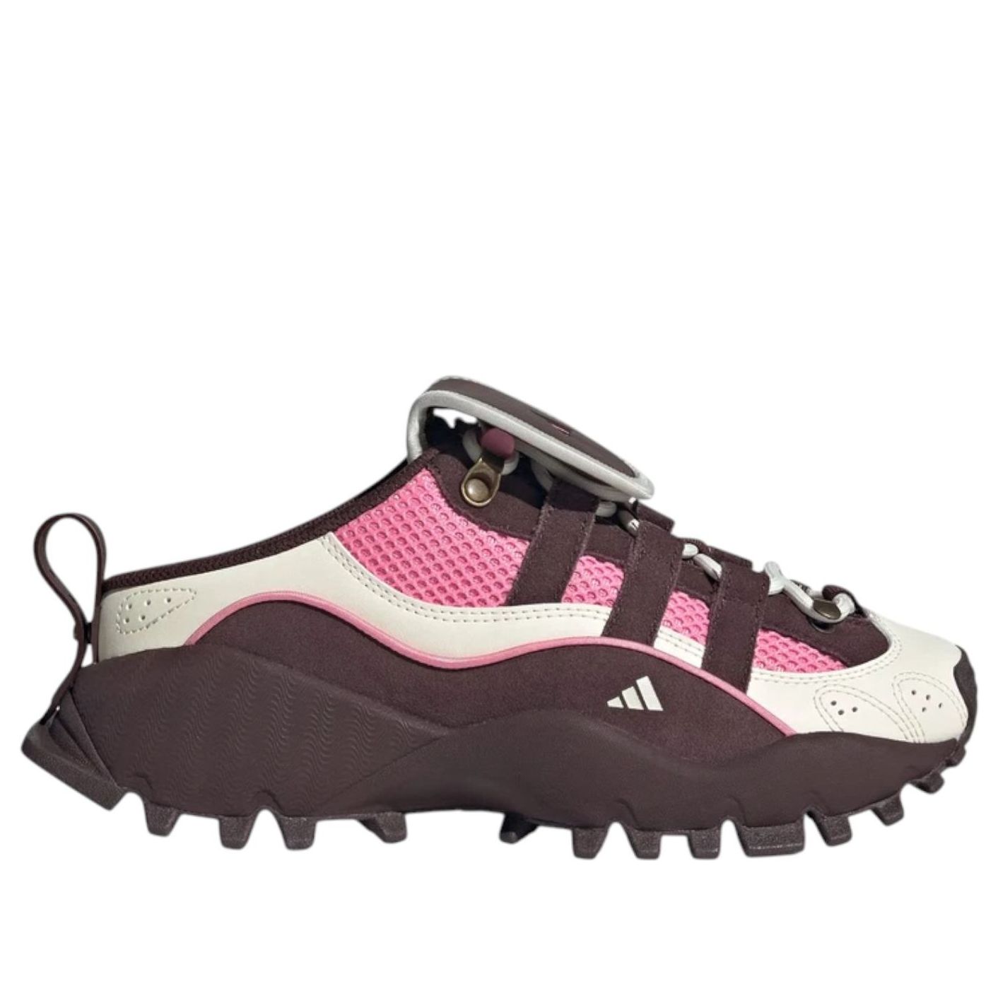 (WMNS) adidas Seeulater Mule 'Brown Pink' KJ4043