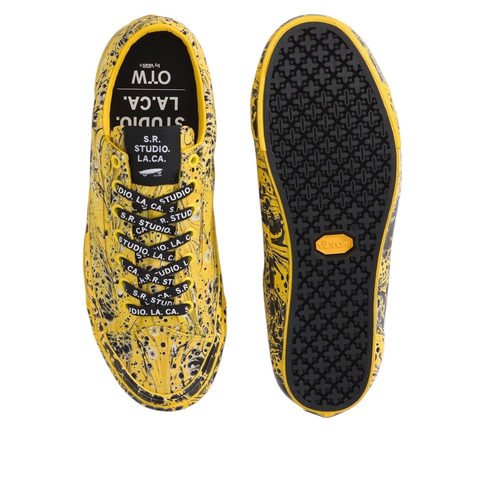 Vans x S.R. STUDIO. LA. CA. Old Skool 36 Vibram 'Cyber Yellow Marbled' VN000DCNFAS