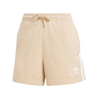 (WMNS) adidas Adicolor 3-Stripes French Terry Shorts Asia Sizing 'Beige White' IY2159