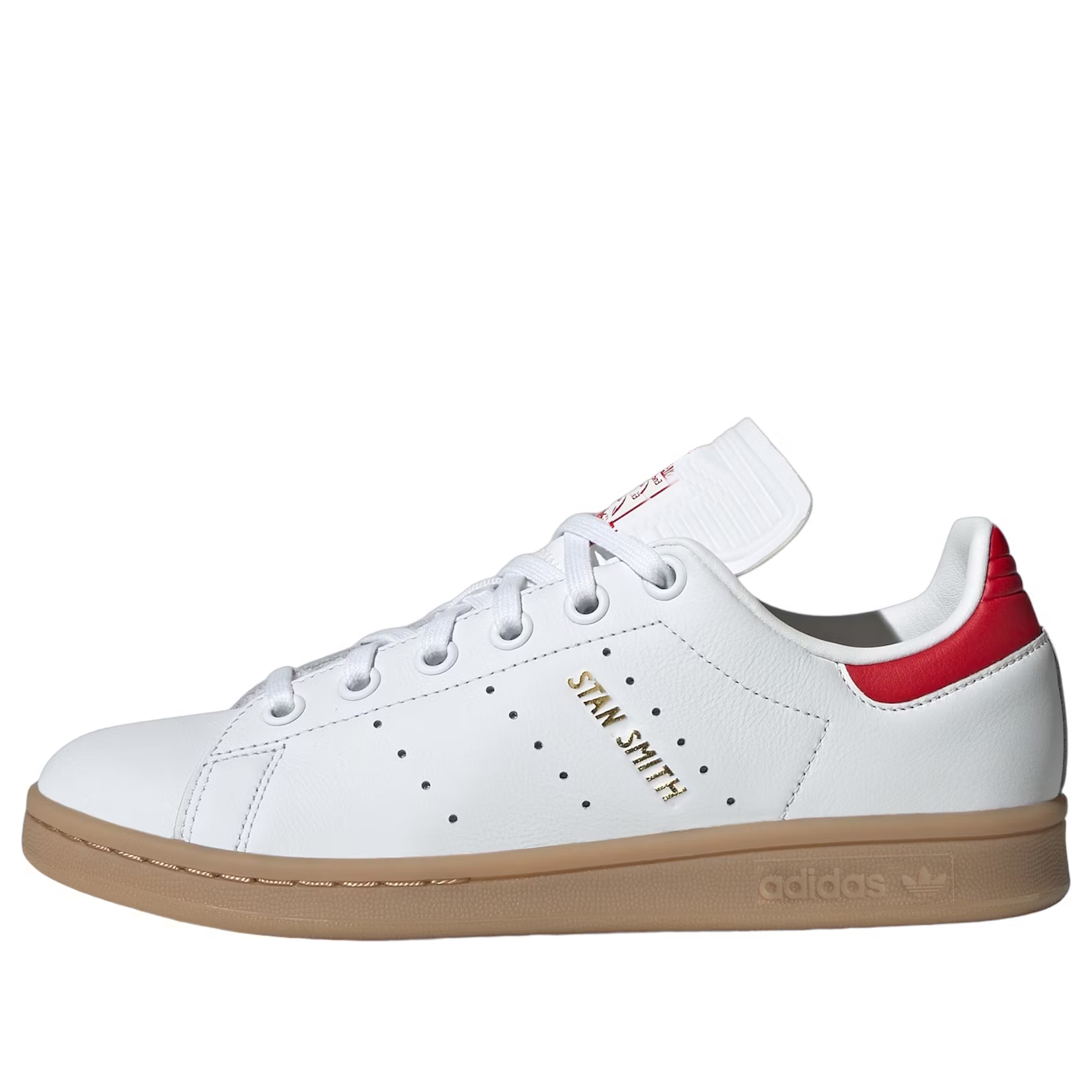 (GS) adidas Stan Smith 'White Scarlet Gum' IE8174