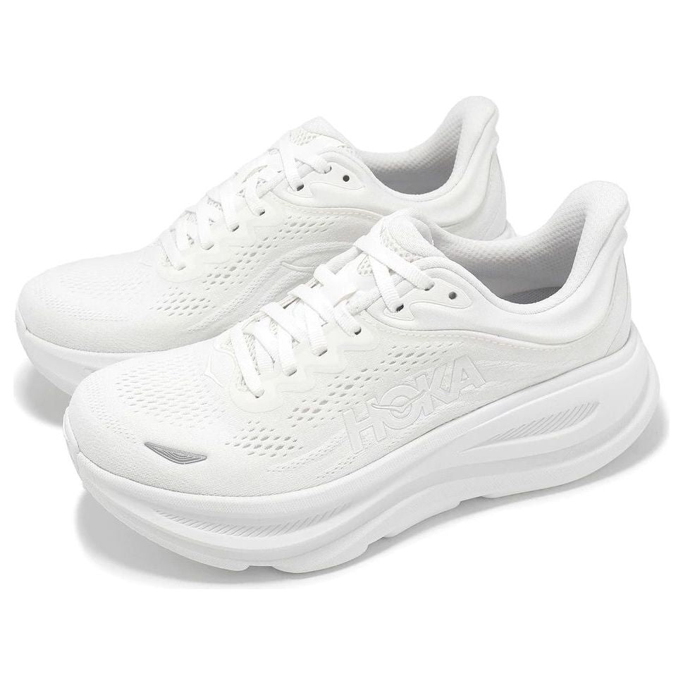 (WMNS) HOKA ONE ONE Bondi 9 Wide 'White' 1162014-WWH