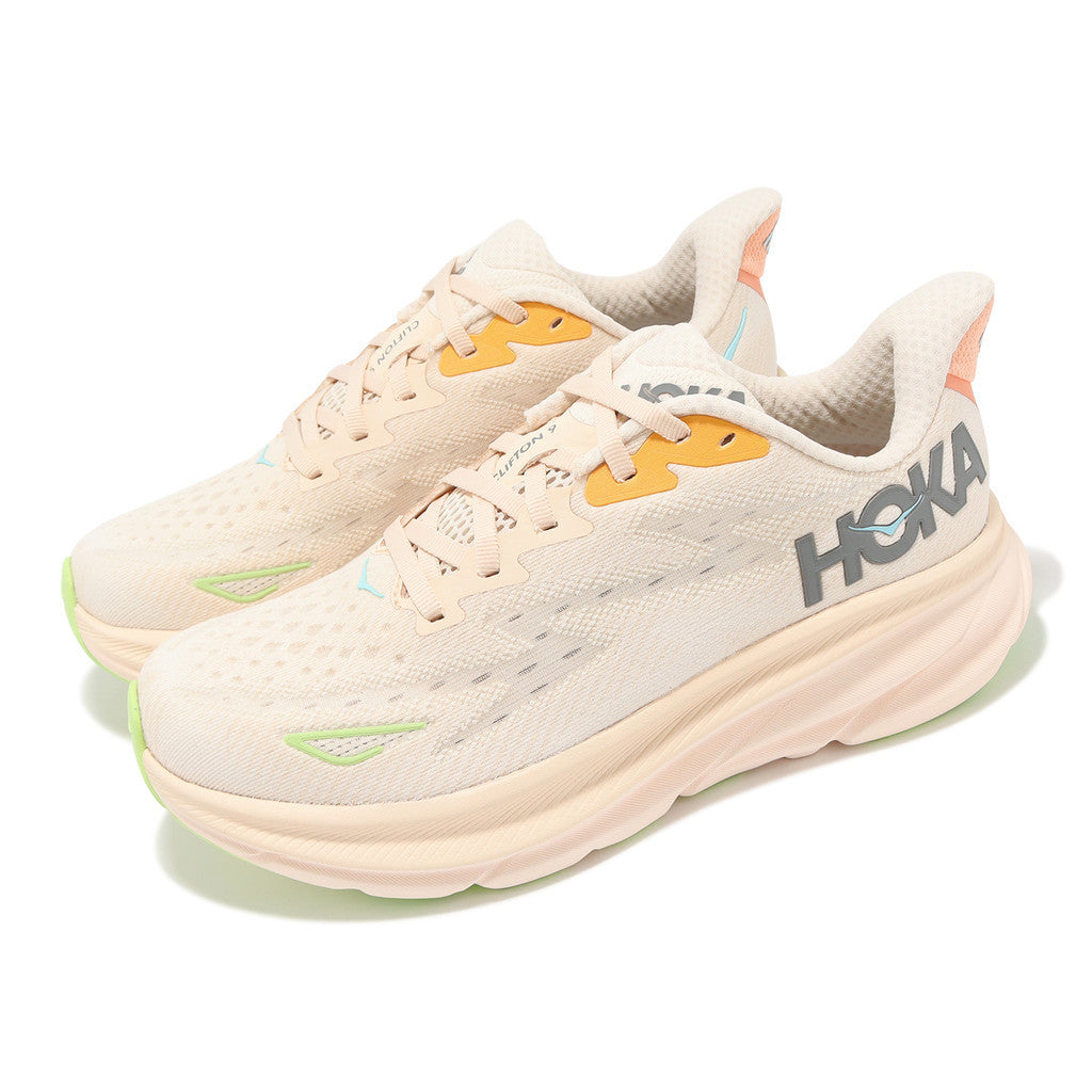 (WMNS) HOKA ONE ONE Clifton 9 Wide 'Vanilla Astral' 1132211-VLS