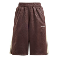 (WMNS) adidas Asia Sizing '80s Capri Shorts 'Brown' JC6142