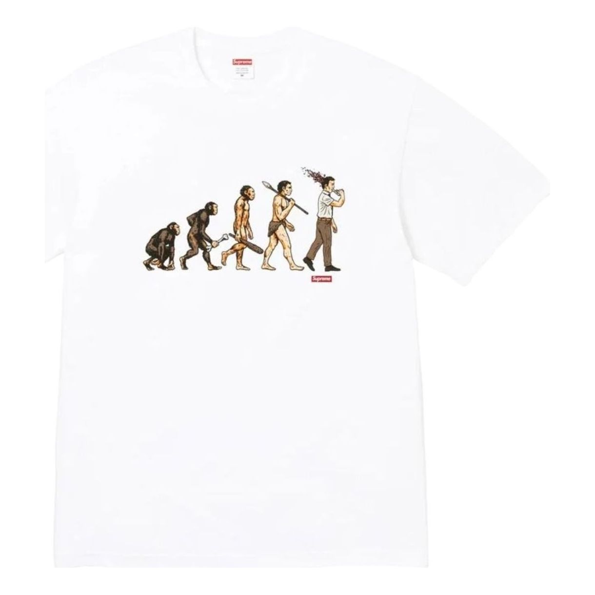 Supreme SS26 Evolution T-Shirt 'White' SUP-SS26-003-WHT