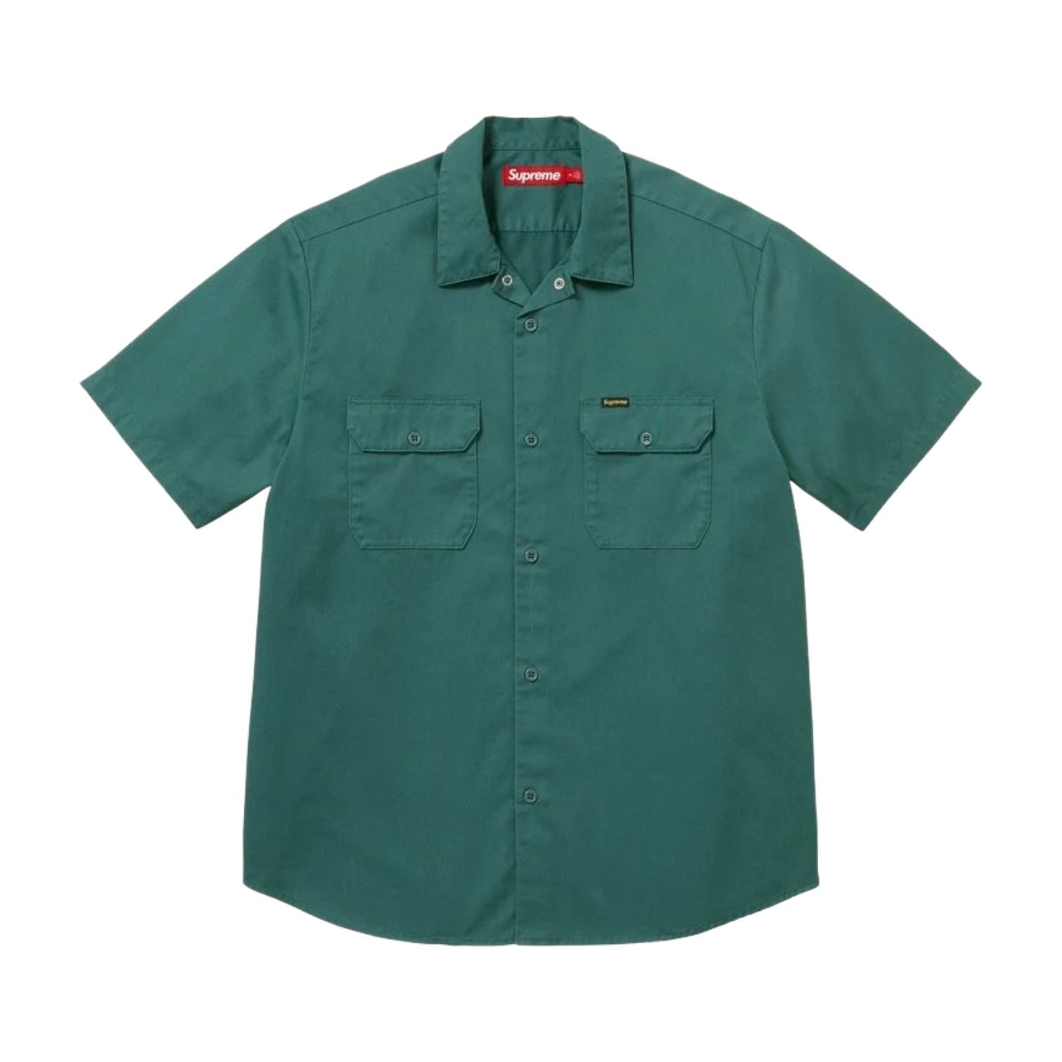 Supreme x Ghostface SS26 S/S Work Shirt 'Work Green' SUP-SS26-210-GRN