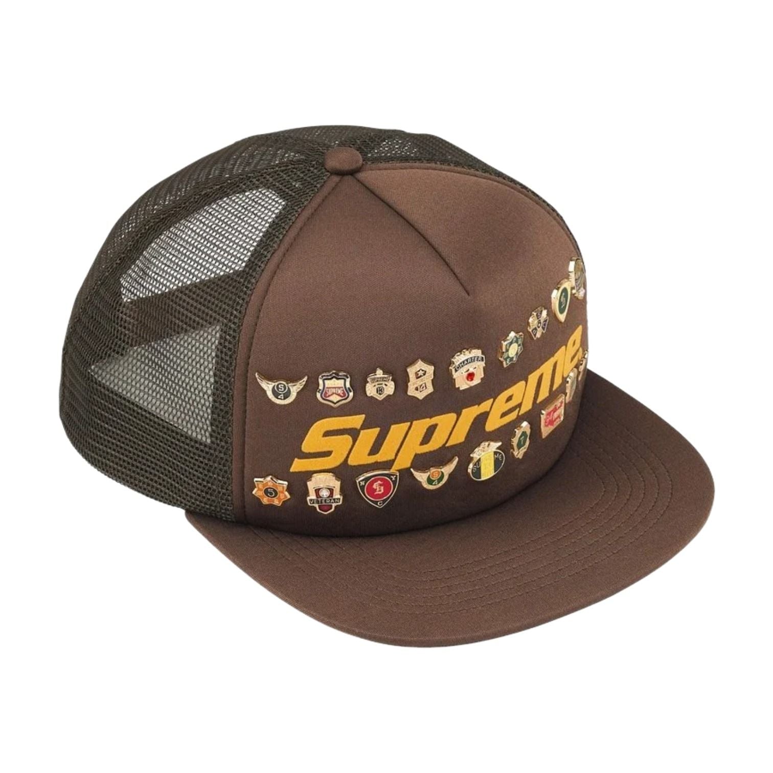 Supreme SS26 Pins Mesh Back 5-Panel 'Brown' SUP-SS26-1017-BRN