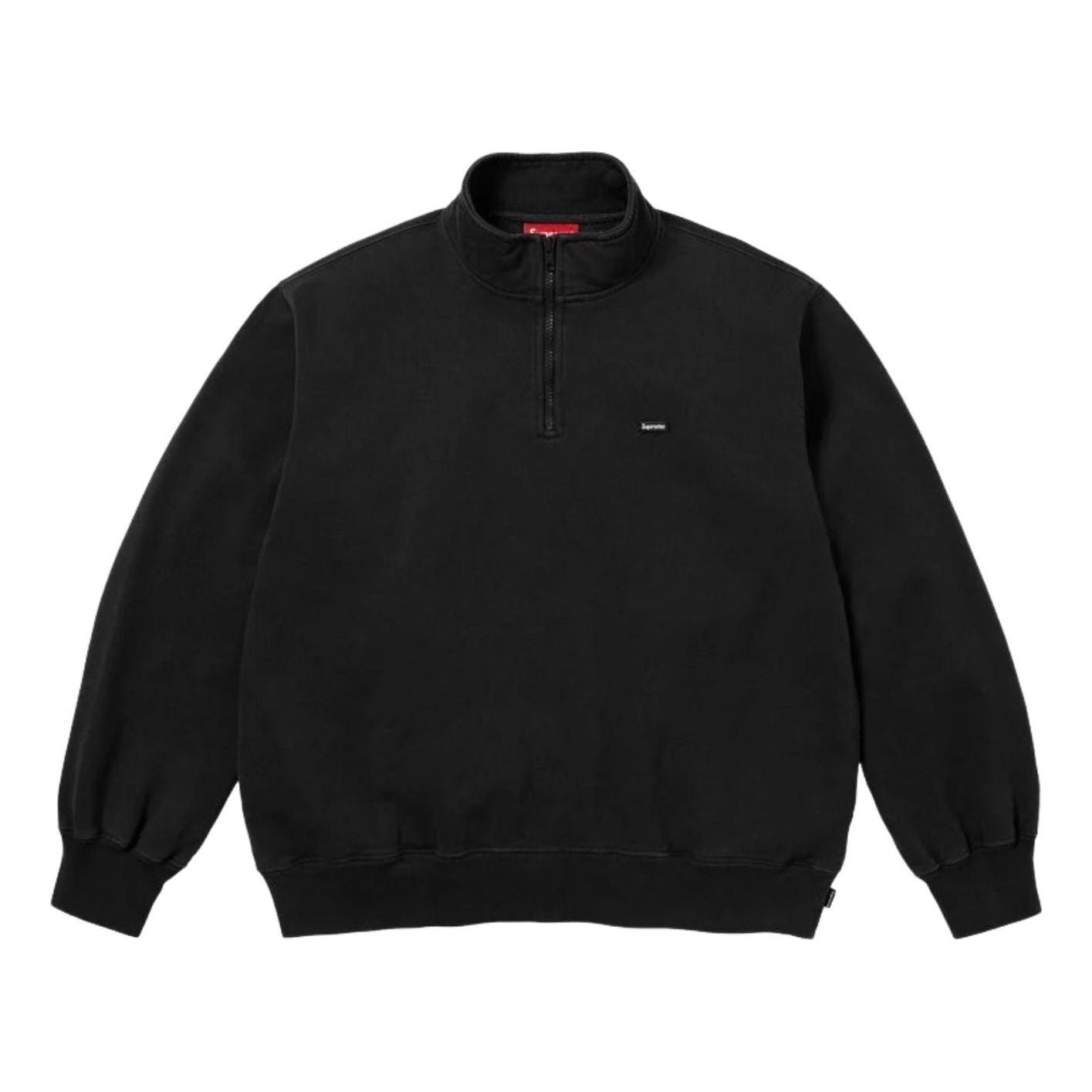 Supreme SS26 Small Box Half Zip Pullover 'Black' SUP-SS26-200-BLK