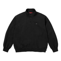 Supreme SS26 Small Box Half Zip Pullover 'Black' SUP-SS26-200-BLK