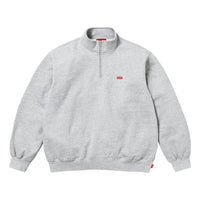 Supreme SS26 Small Box Half Zip Pullover 'Heather Grey' SUP-SS26-200-GRY