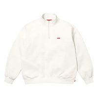 Supreme SS26 Small Box Half Zip Pullover 'White' SUP-SS26-200-WHT