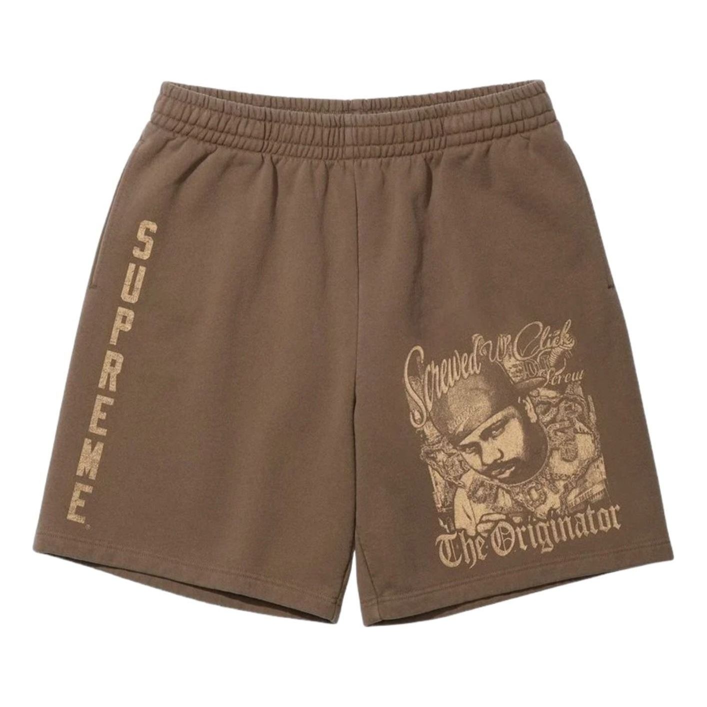 Supreme x DJ Screw SS26 Sweatshort 'Brown' SUP-SS26-148-BRN