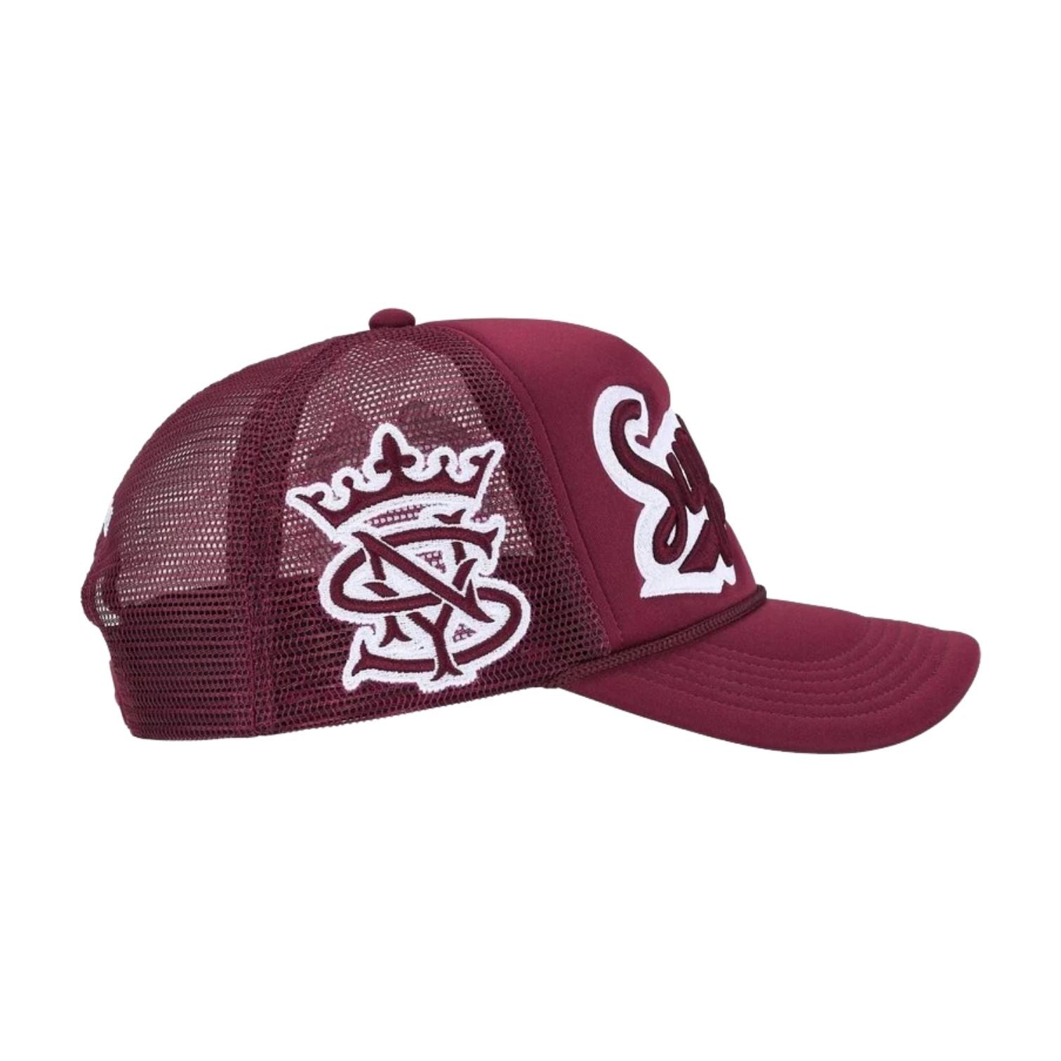 Supreme SS26 University Mesh Back 5-Panel 'Cardinal' SUP-SS26-1005-CRDNL