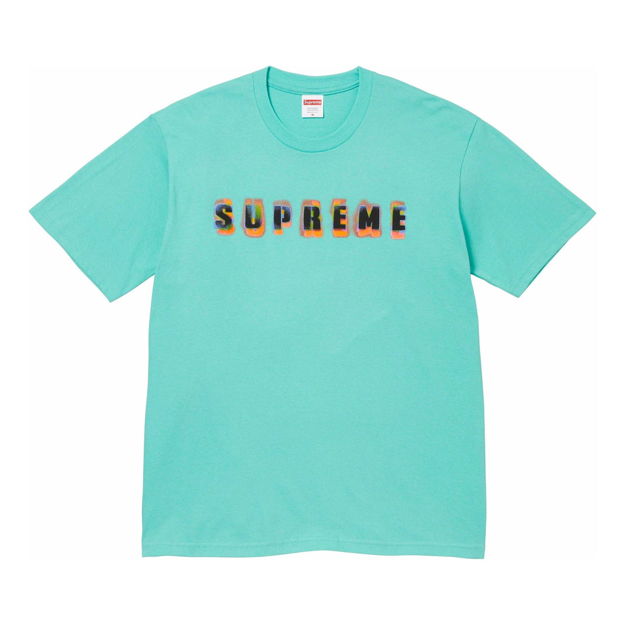 Supreme Stencil T-Shirt FW23 'Teal' SUP-FW23-018-T