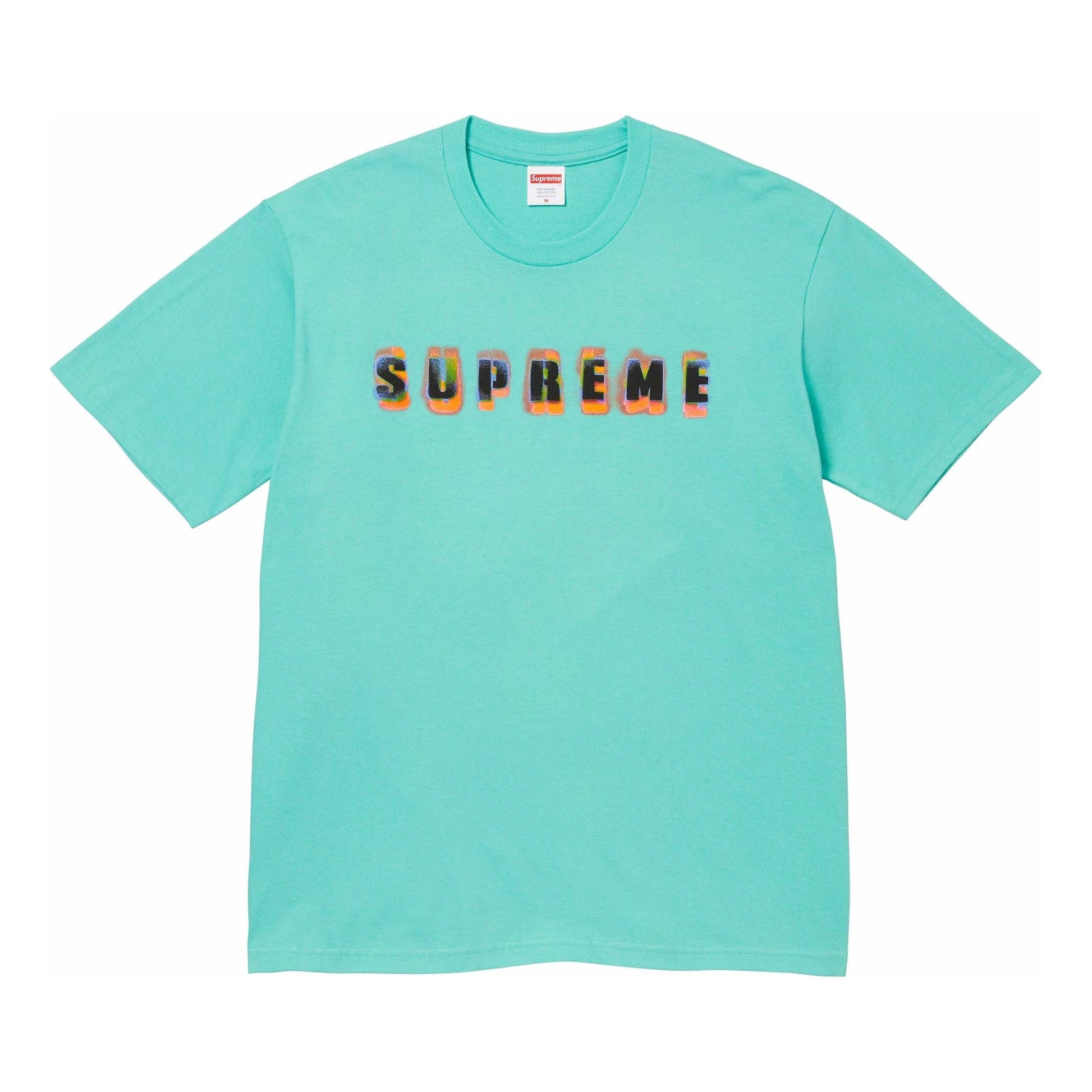 Supreme Stencil T-Shirt FW23 'Teal' SUP-FW23-018-T