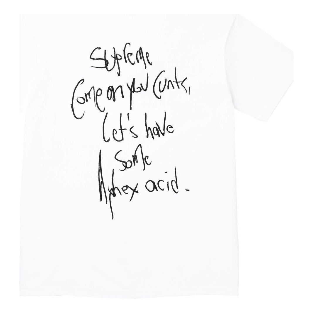 Supreme x Aphex Twin Windowlicker T-Shirt 'White' SS25T1-WHITE