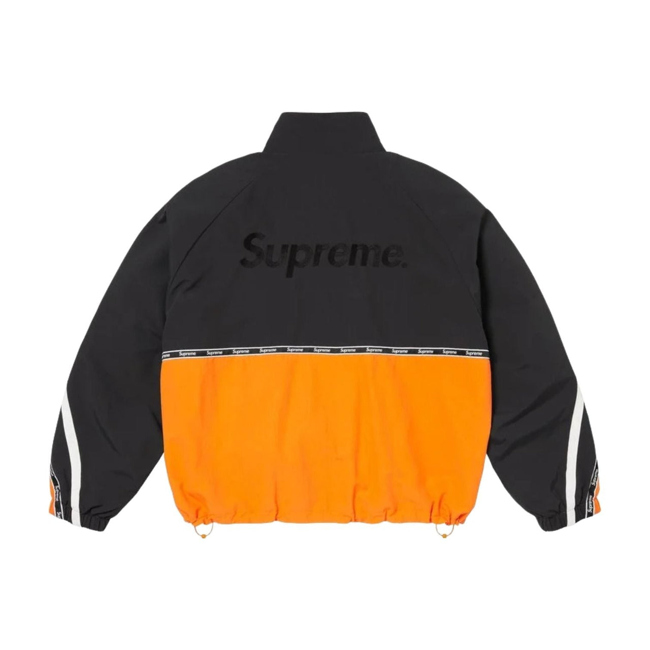 Supreme SS26 Logo Taping Track Jacket 'Orange' SUP-SS26-263-ORG