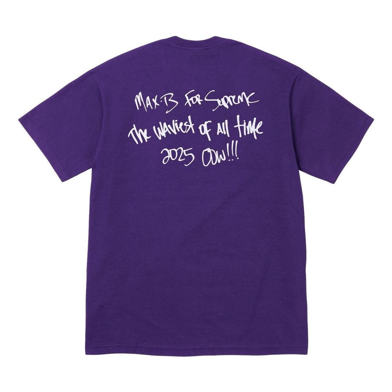 Supreme Max B T-Shirt 'Purple' SS25T21-PURPLE