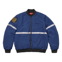 Supreme SS26 Zip-Off Sleeve Reflective Stripe Jacket 'Navy' SUP-SS26-137-NVY