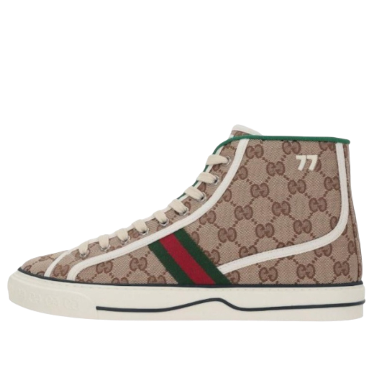 Gucci Tennis 1977 High 'Beige Ebony' 625807-HVK70-9765