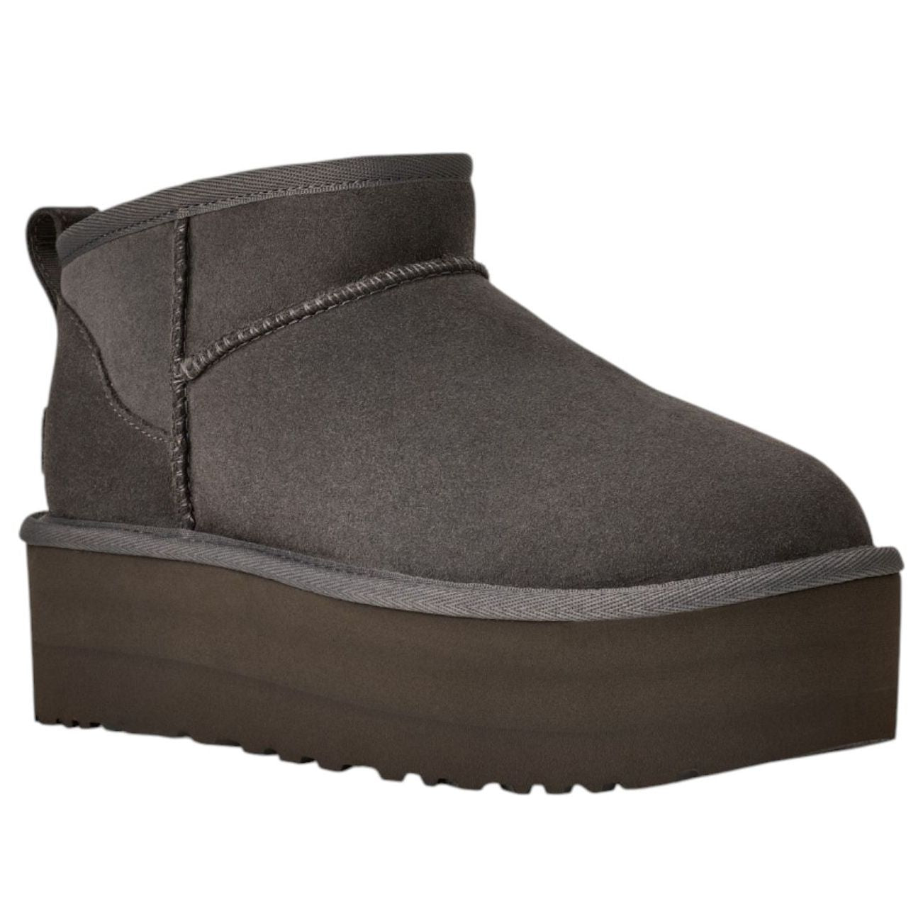 (WMNS) UGG Classic Ultra Mini Platform Boots 'Charcoal Grey' 1135092-CHRC
