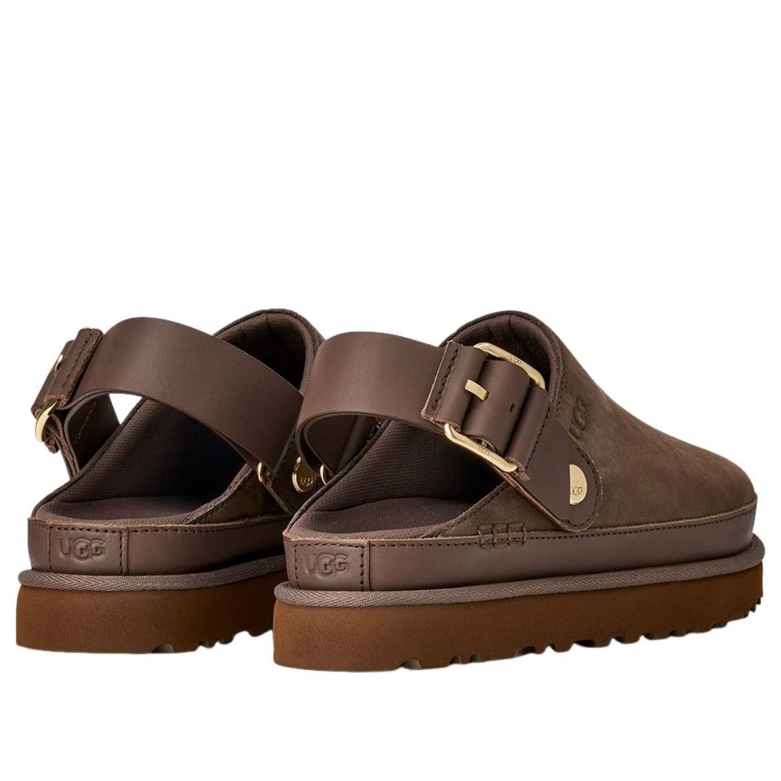 (WMNS) UGG Goldenstar Villa Clog Mules 'Molasses' 1169590-MLSS
