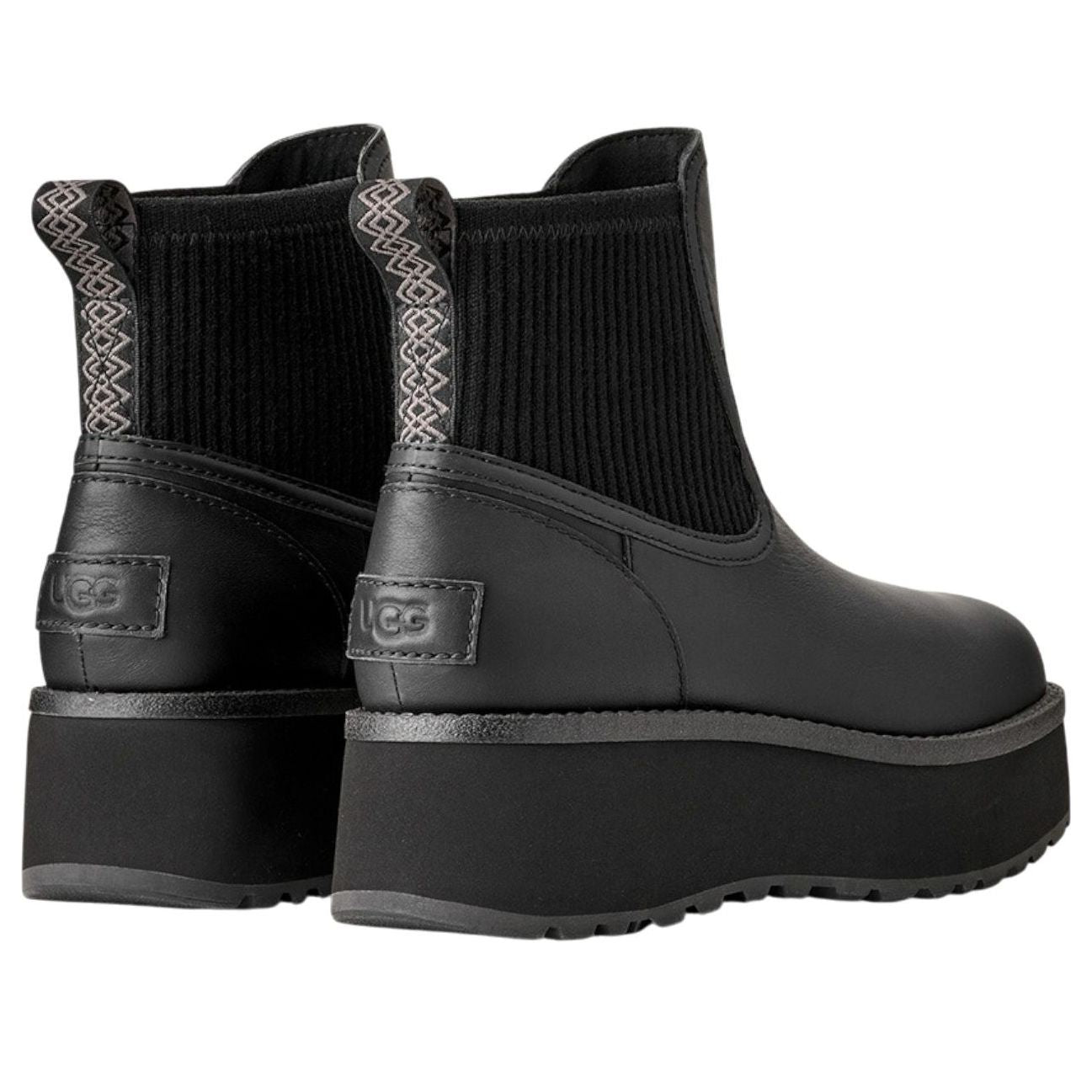 (WMNS) UGG Cityfunc Chelsea Snow Boots 'Black' 1171436-BLK