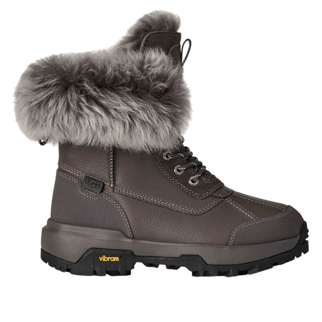 (WMNS) UGG Adirondack Boot XXV Chalet 'Charcoal' 1171442-CHRC