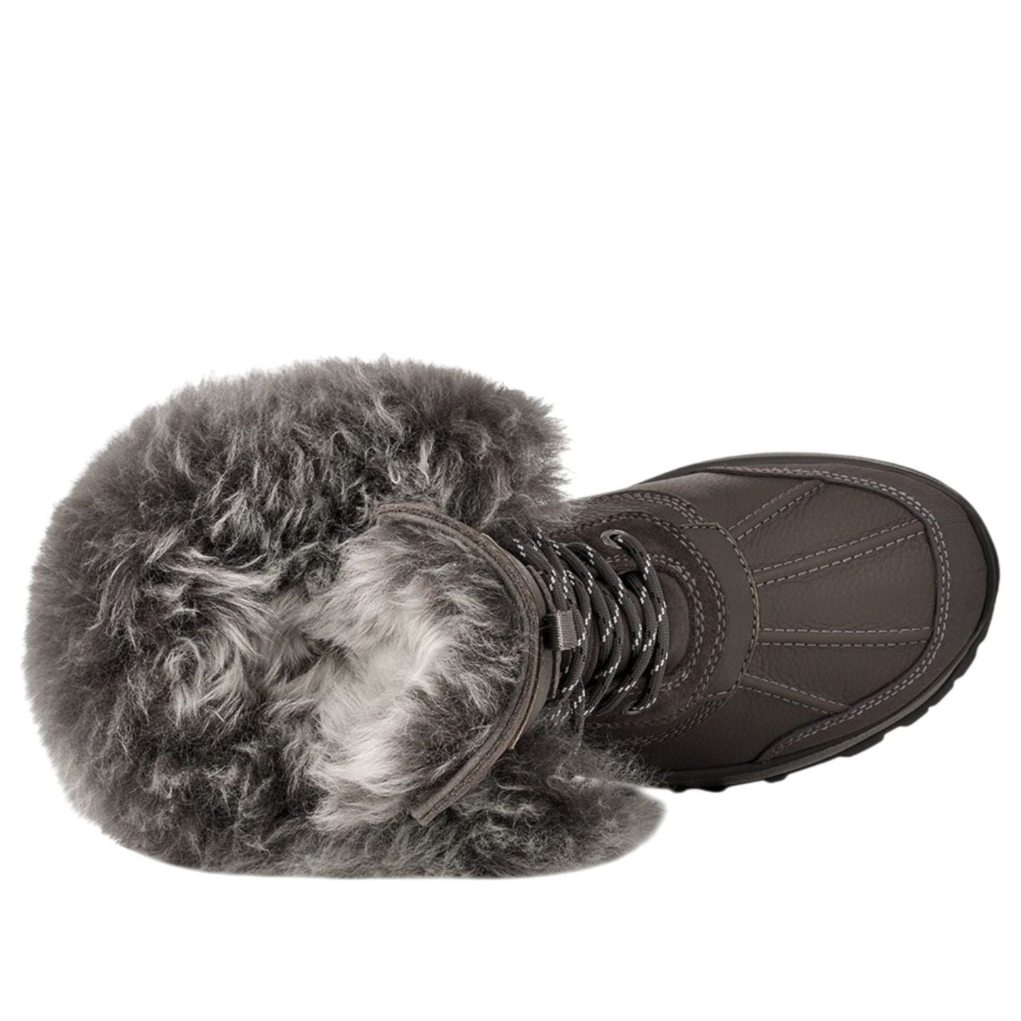 (WMNS) UGG Adirondack Boot XXV Chalet 'Charcoal' 1171442-CHRC