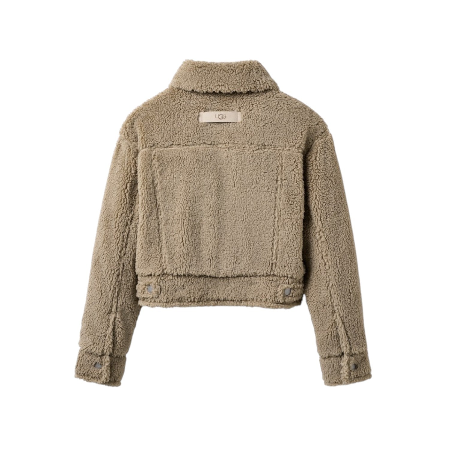 (WMNS) UGG Frankie Short Trucker Jacket 'Cobblestone' 1171459-CBBLG