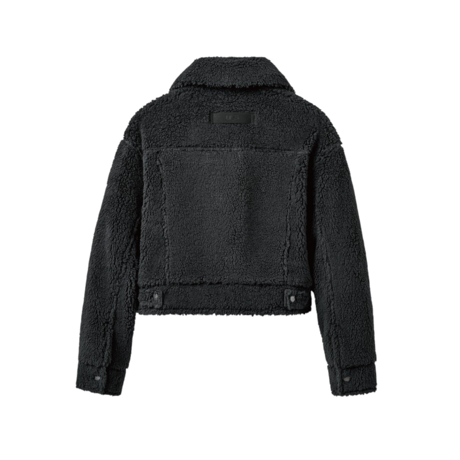(WMNS) UGG Frankie Short Trucker Jacket 'Dark Grey' 1171459-INK