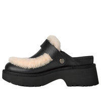 (WMNS) UGG Esmee Leather Clog Mules 'Black' 1171507-BLK