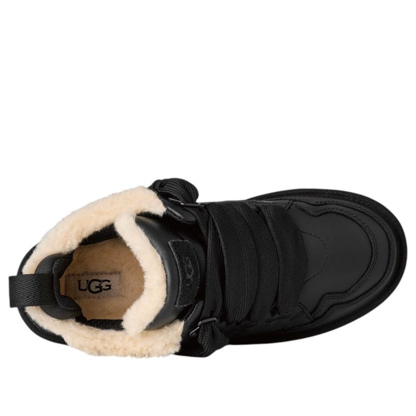 (WMNS) UGG Lowmel Leather 'Black' 1171537-BLK