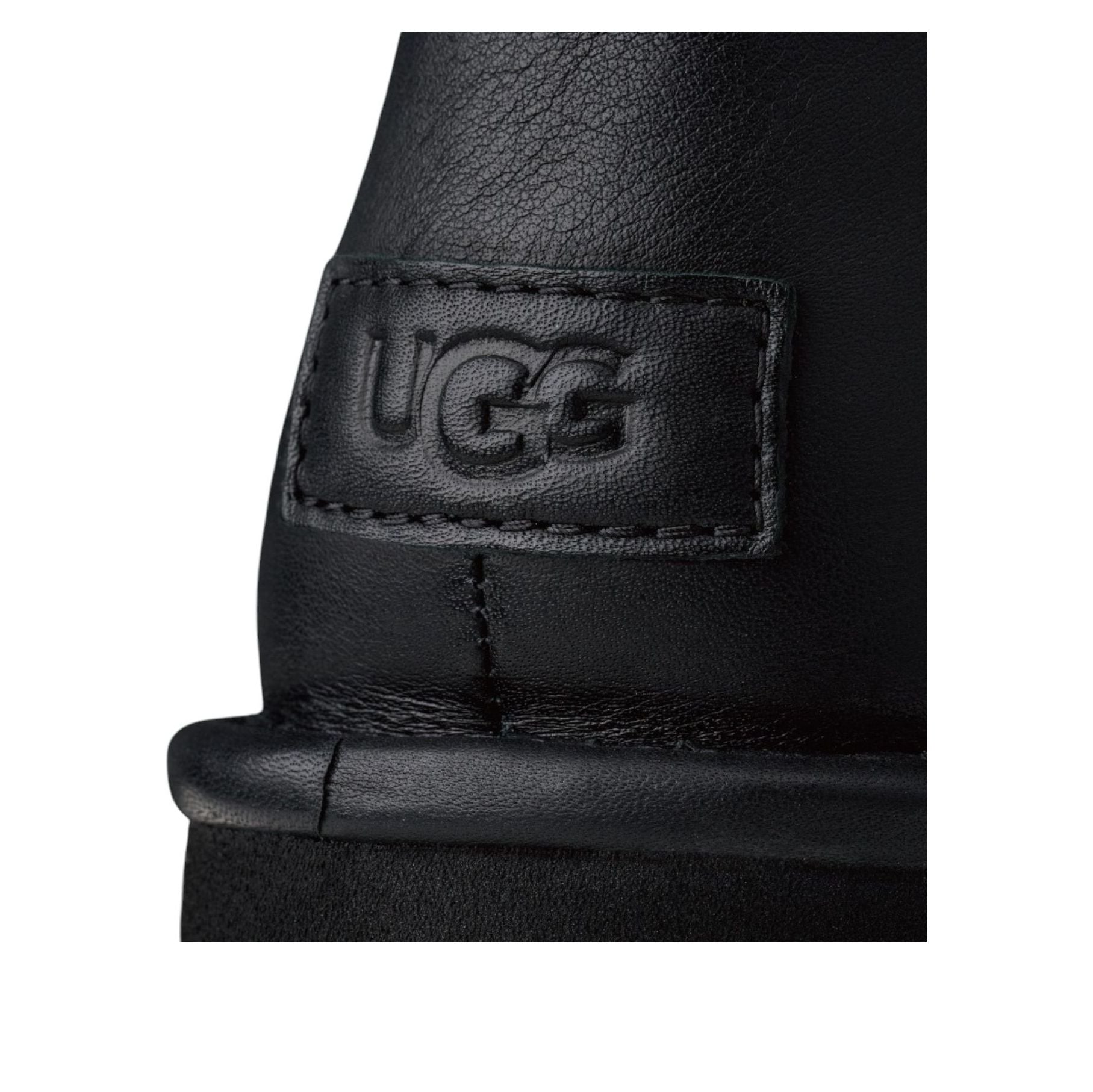 (WMNS) UGG Esmee Leather Boot-Snow 'Black' 1172590-BLK