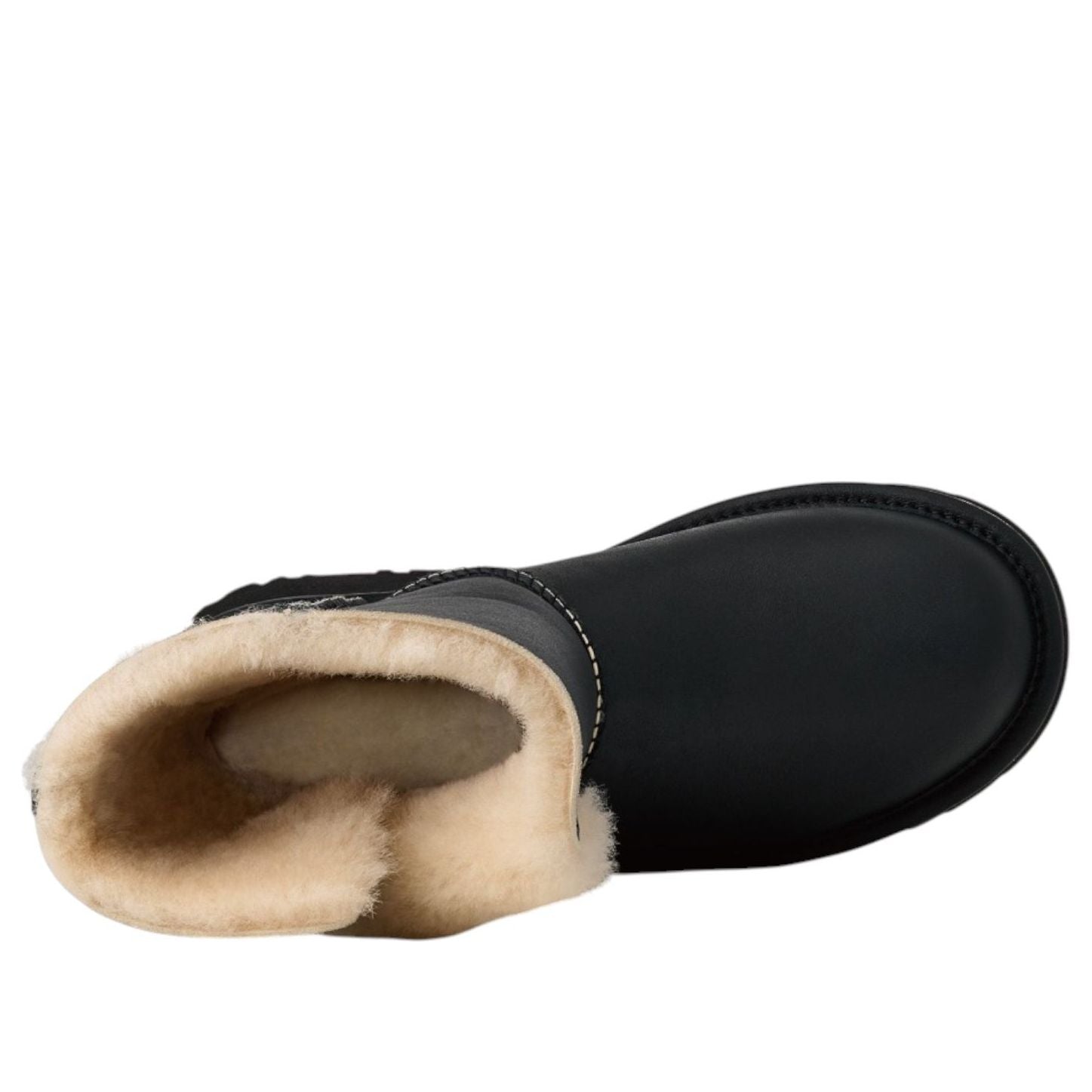 (WMNS) UGG Esmee Leather Boot-Snow 'Black' 1172590-BLK