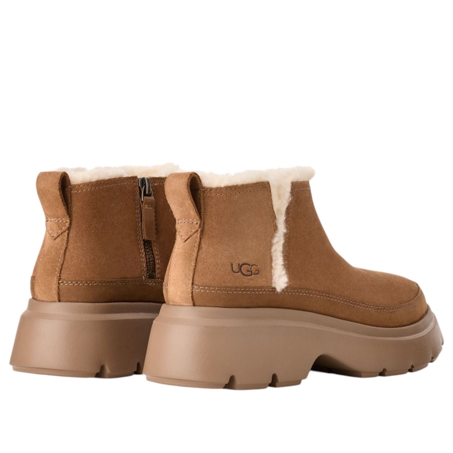 (WMNS) UGG Calimuze Ultra Mini Slip On-Snow Boots 'Chestnut' 1174495-CHE