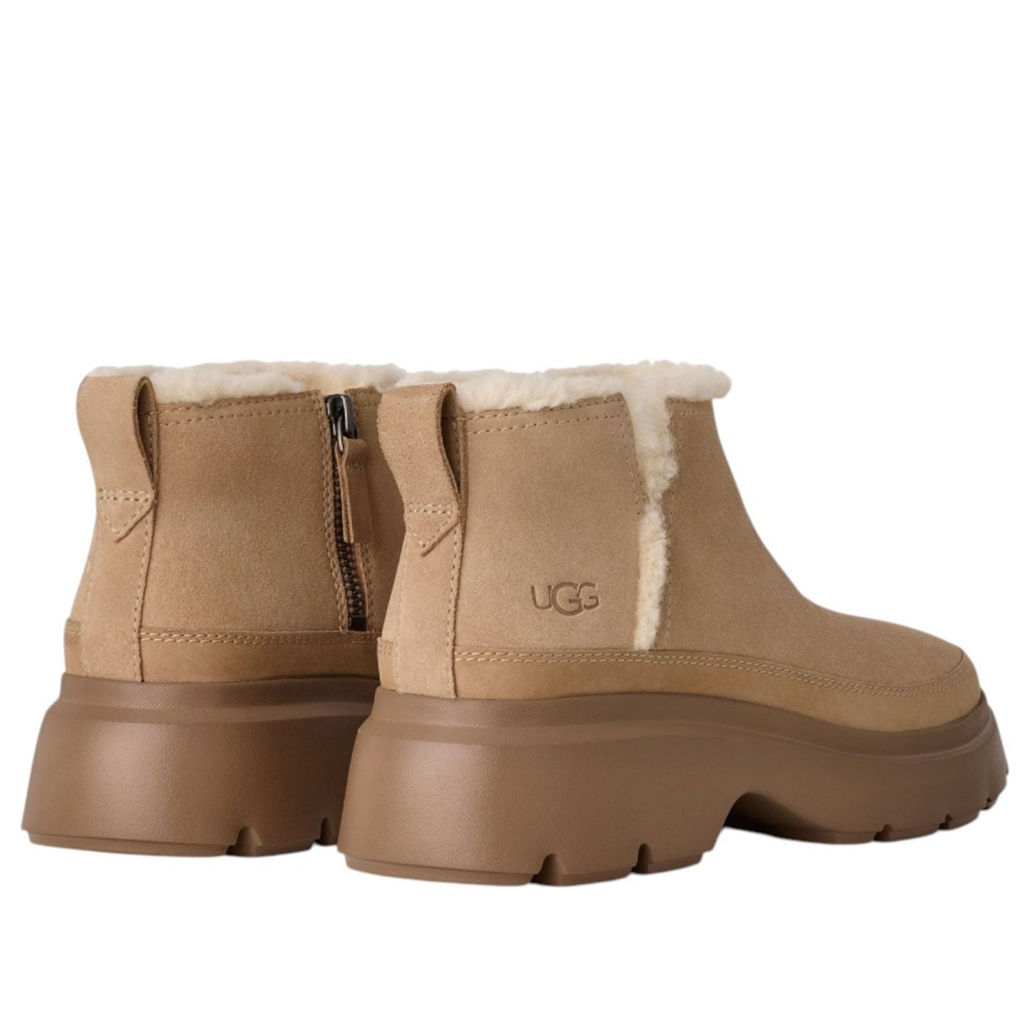 (WMNS) UGG Calimuze Ultra Mini Slip On-Snow Boots 'Sand' 1174495-SAN